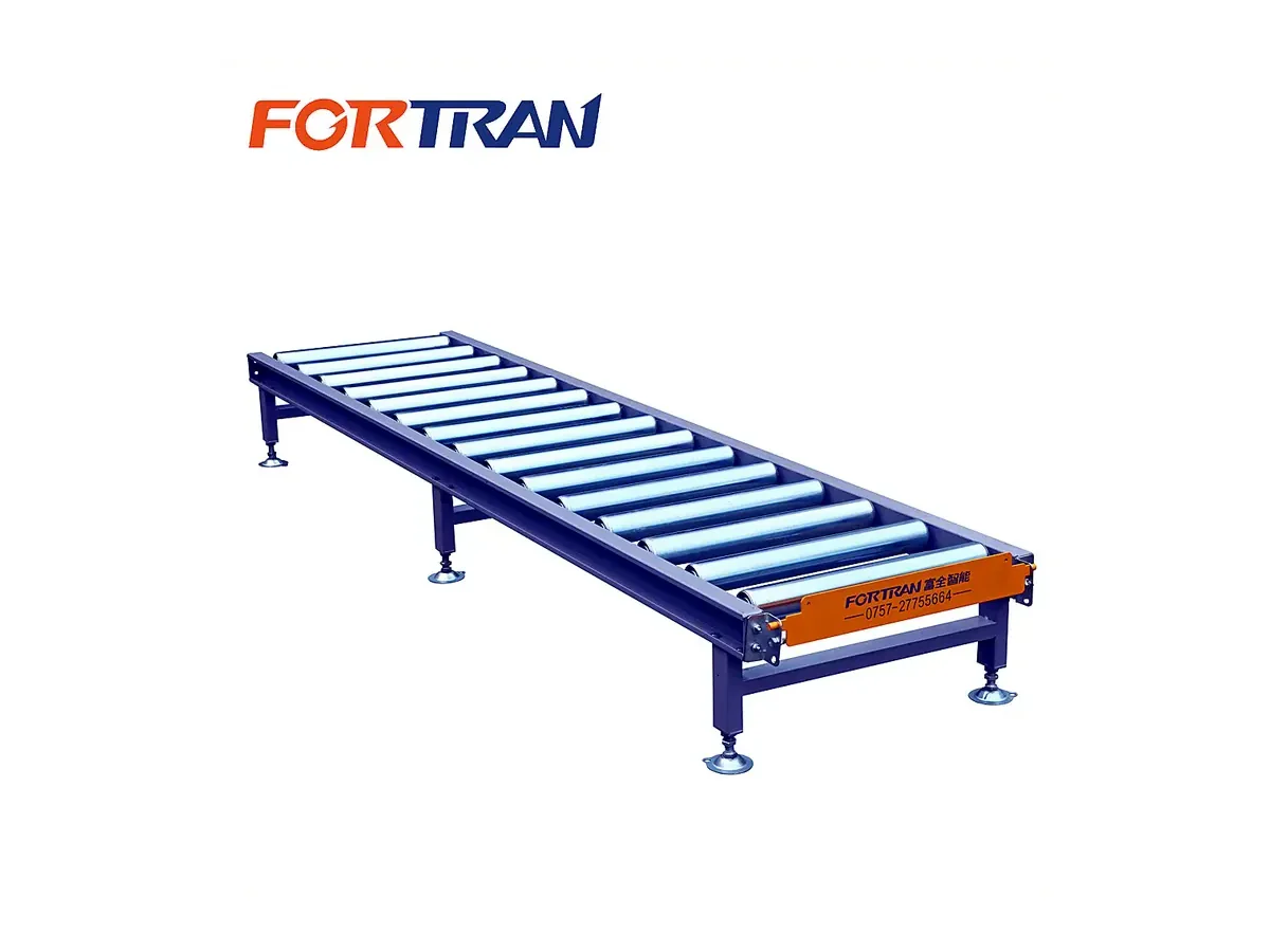 FORTRAN unpowered roller conveyor for panel handling